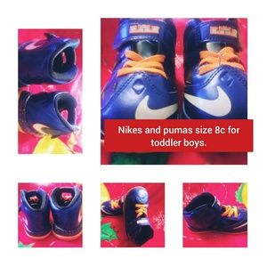 Boys Nikes an puma